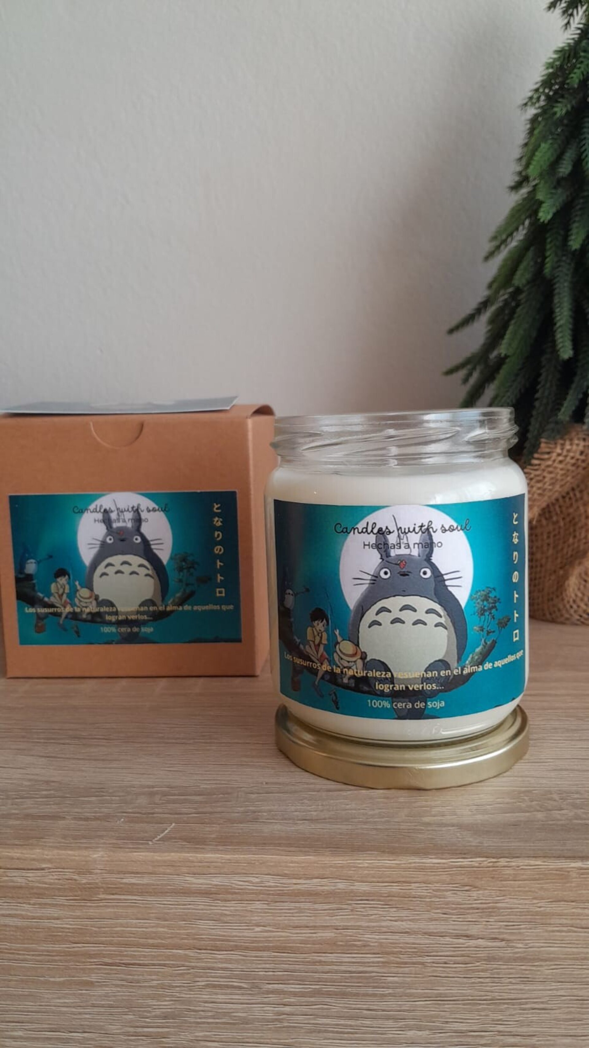 Vela aromática '' Totoro '' - 2